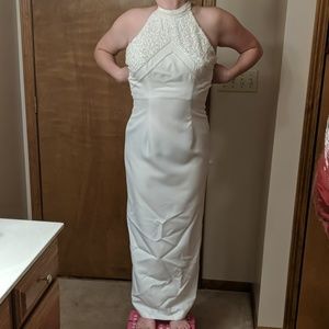 White formal or wedding dress